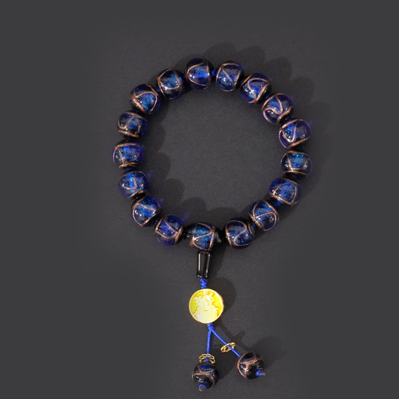 Etno stilā stikla rokassprādžu komplekts, roku darbs, 14 gab., universālais aksesuārs