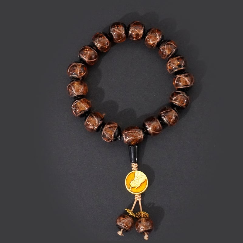 Etno stilā stikla rokassprādžu komplekts, roku darbs, 14 gab., universālais aksesuārs