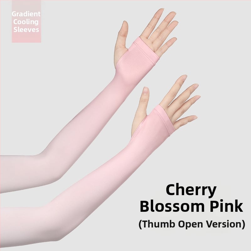 Дълги UV ръкавици от ледено копринено плат — нейлон/ice silk смес с 11–20% спандекс, UV защита, лято 2024