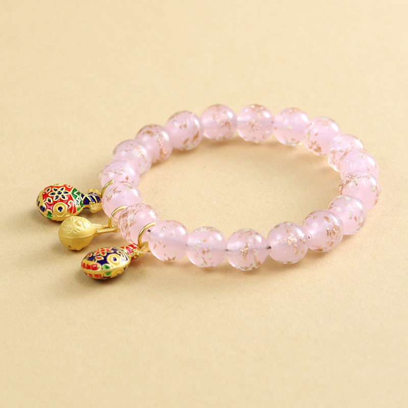 Geometriska stikla rokassprādze, roku darbs, etniska stila, universāla, 18 gab.