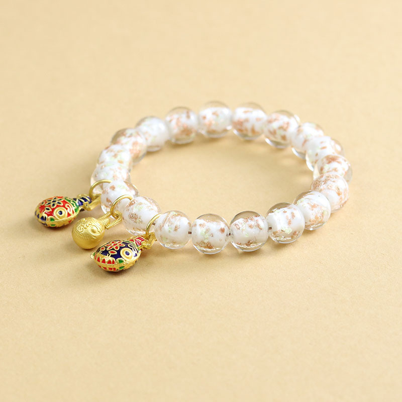 Geometriska stikla rokassprādze, roku darbs, etniska stila, universāla, 18 gab.