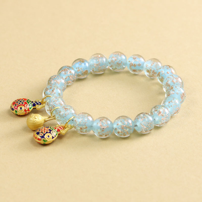 Geometriska stikla rokassprādze, roku darbs, etniska stila, universāla, 18 gab.