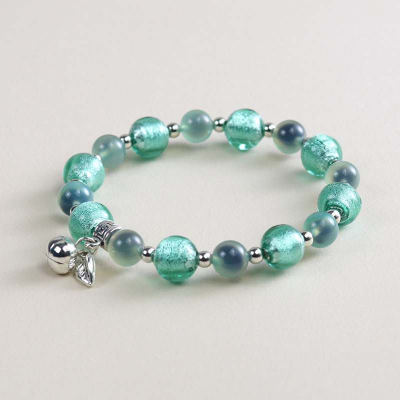 Geometriska stikla rokassprādze, roku darbs, etniska stila, universāla, 18 gab.