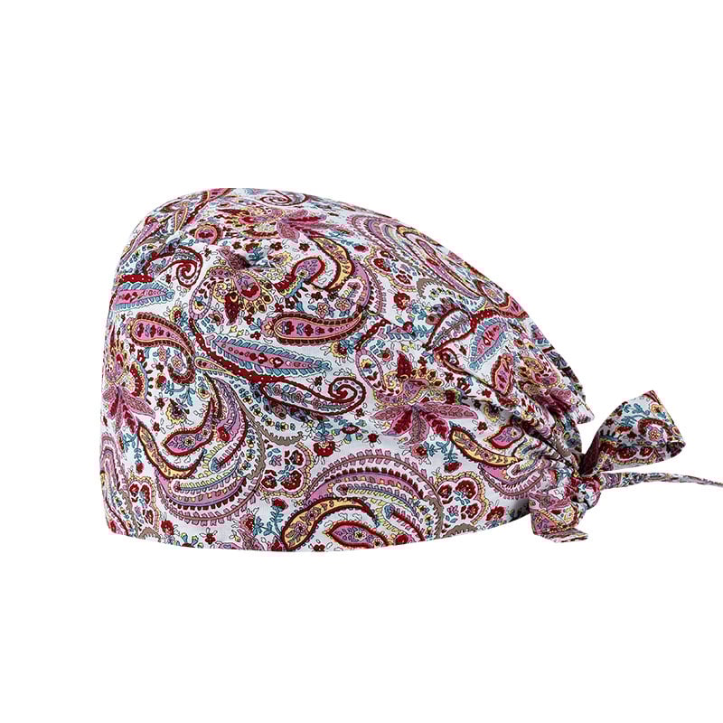 Șapcă chirurgicală cu imprimare digitală mată, cataramă, unisex, bumbac twill, model graffiti