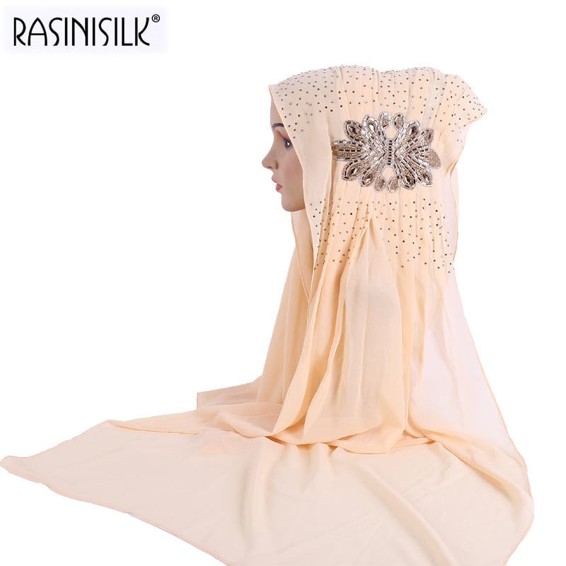 Etninio stiliaus šifono turbanas, paprastas audinys, vientisas mono raštas, siuvinėtas dekoras, pritaikomas