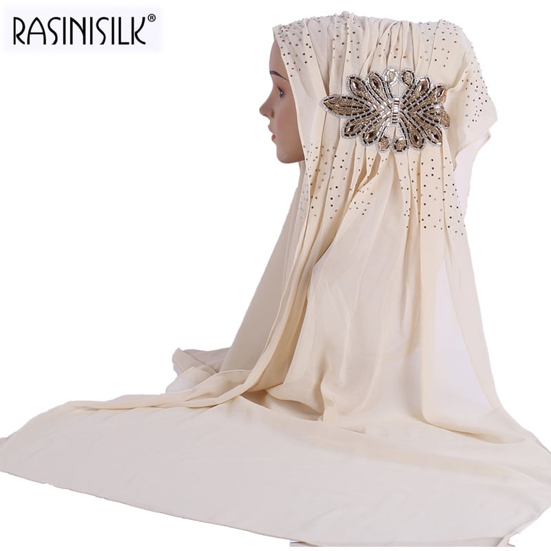 Etninio stiliaus šifono turbanas, paprastas audinys, vientisas mono raštas, siuvinėtas dekoras, pritaikomas