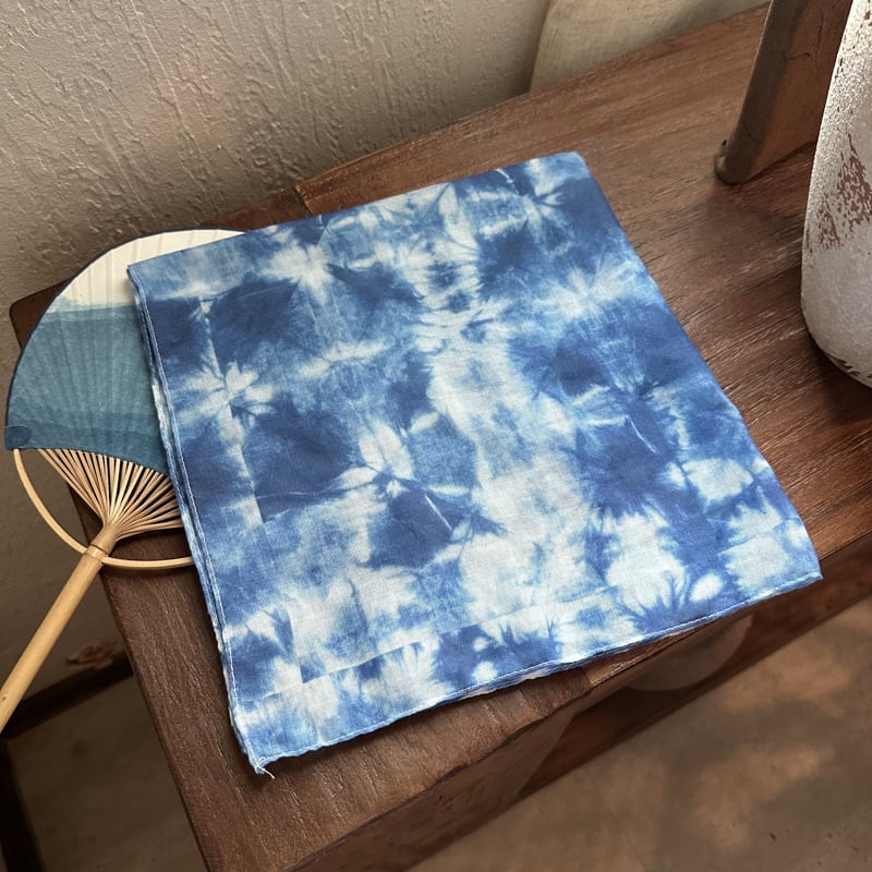 Șal pătrat mic – Tie-Dye, protecție solară, stil INS, țesătură viscoză TR, țesătură simplă (vara 2024)