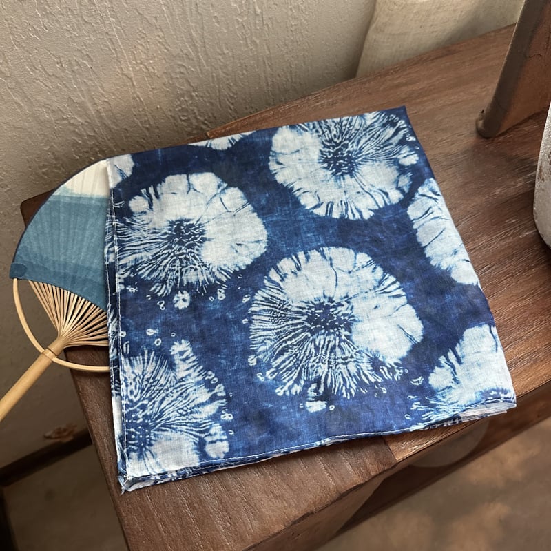 Șal pătrat mic – Tie-Dye, protecție solară, stil INS, țesătură viscoză TR, țesătură simplă (vara 2024)