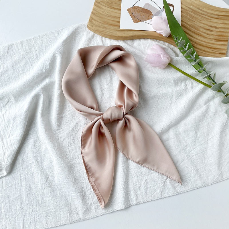 Șal pătrat din satin, țesătură simplă, Suzhi Silk, origine Hangzhou, listare primăvara 2024