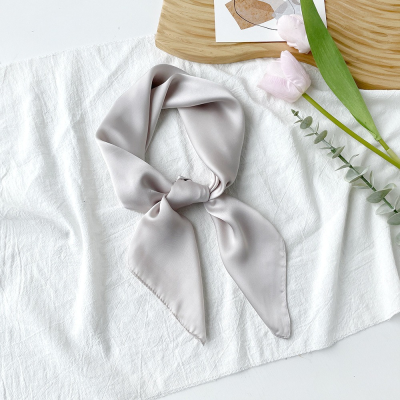 Șal pătrat din satin, țesătură simplă, Suzhi Silk, origine Hangzhou, listare primăvara 2024