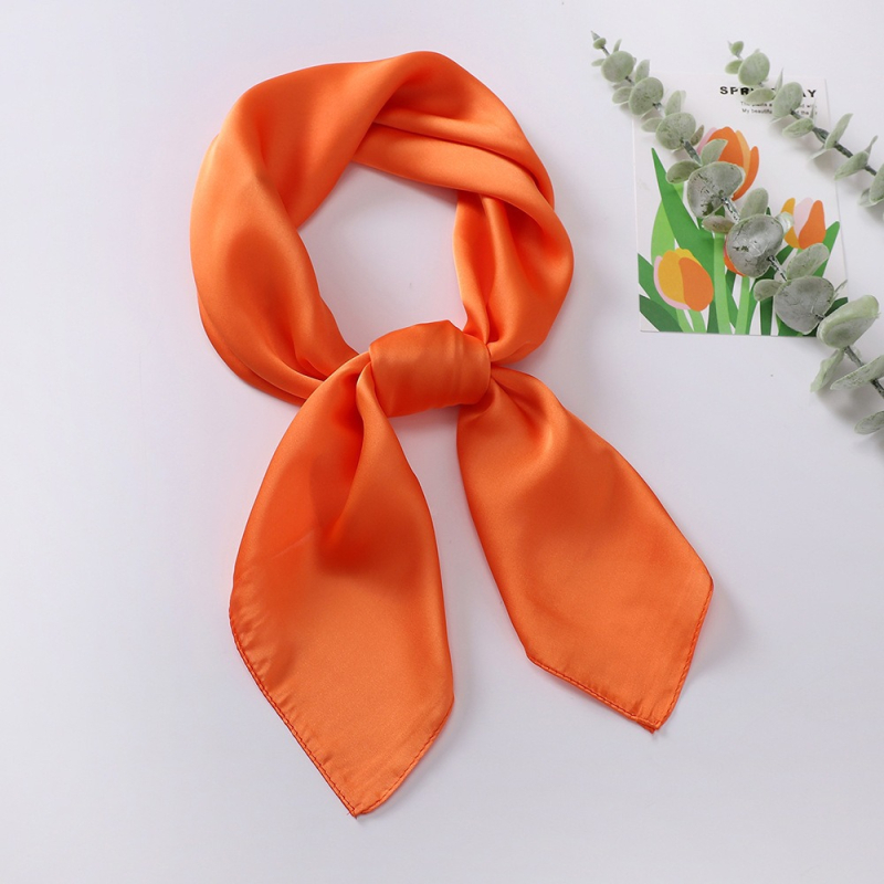 Șal pătrat din satin, țesătură simplă, Suzhi Silk, origine Hangzhou, listare primăvara 2024