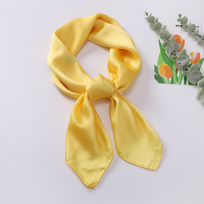 Șal pătrat din satin, țesătură simplă, Suzhi Silk, origine Hangzhou, listare primăvara 2024