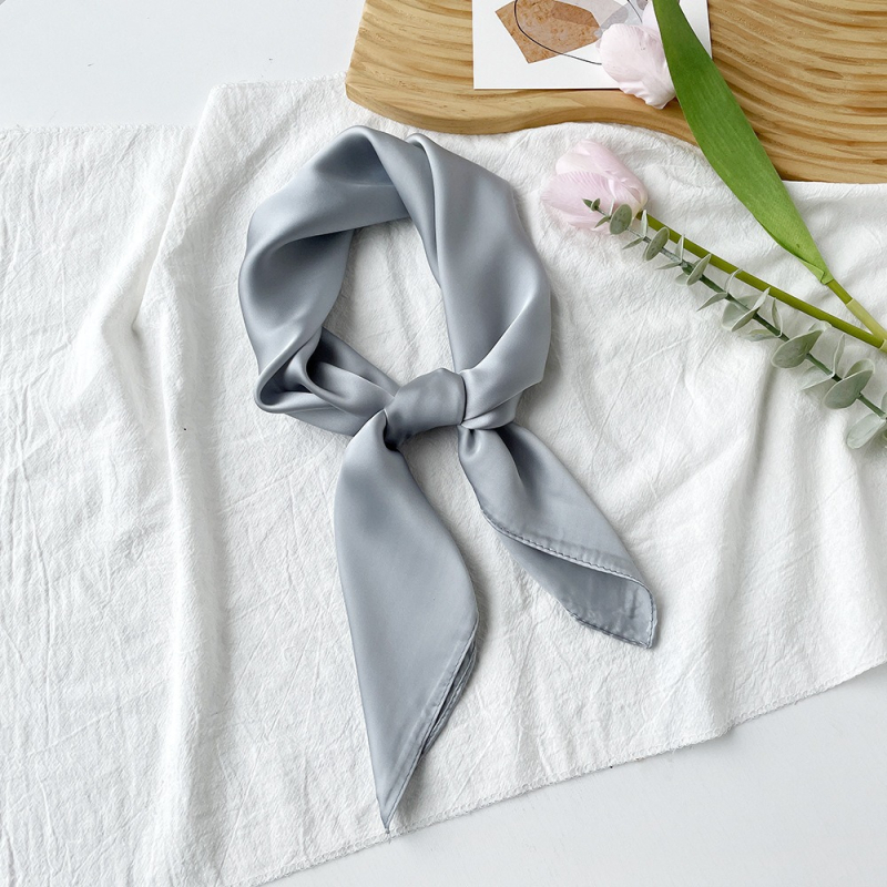 Șal pătrat din satin, țesătură simplă, Suzhi Silk, origine Hangzhou, listare primăvara 2024