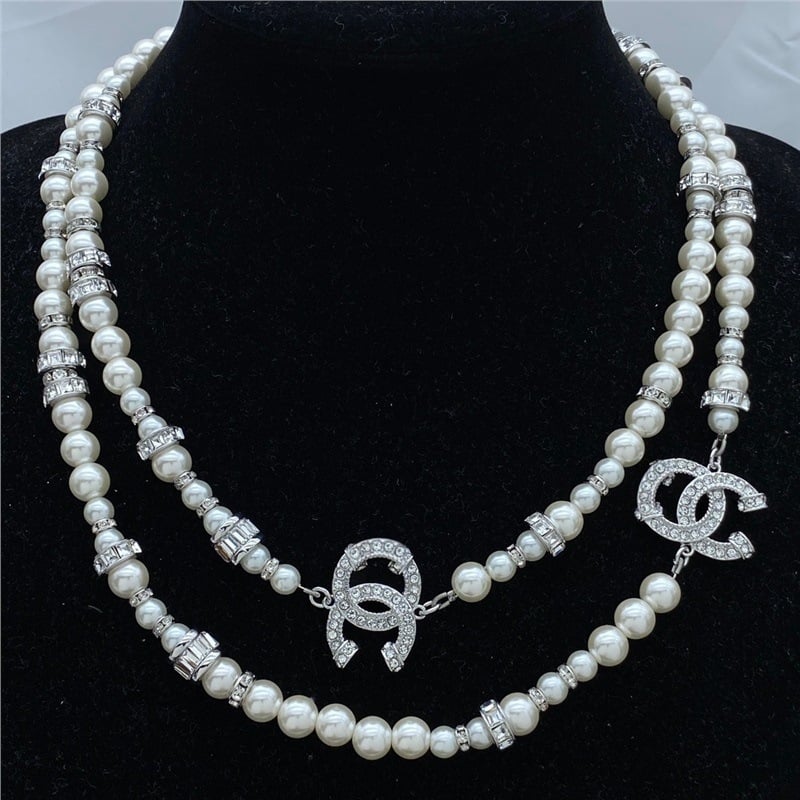 Kaklo grandinė puloveriui iš vario ir elektroninio balto plieno, vintage raštas, kvadratinis dizainas, ilgis 81 cm+