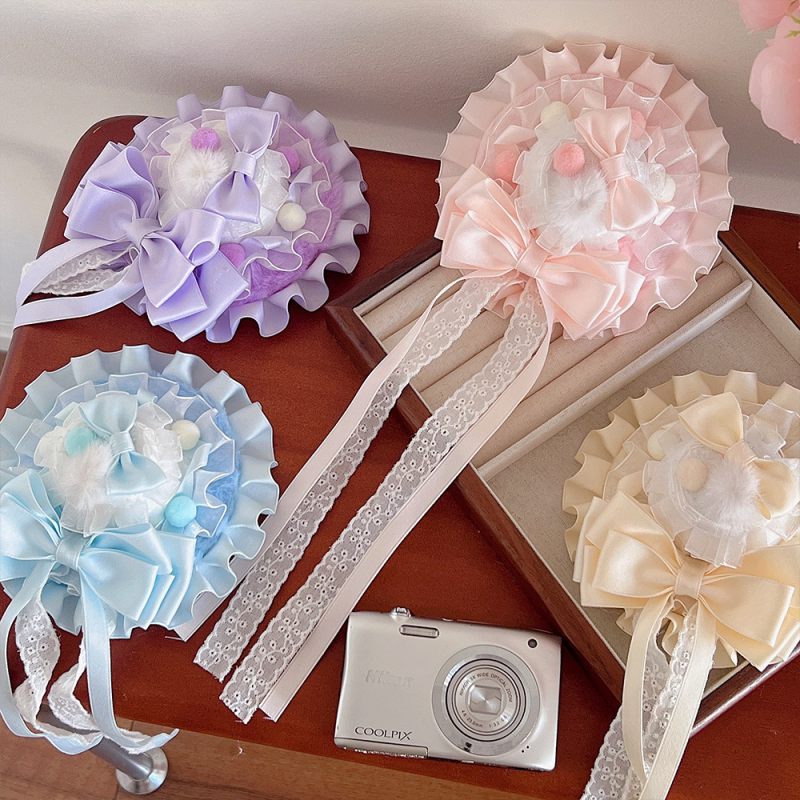 Spona za kosu s mašnicom, ručno izrađena tkanina, za djecu, korejski stil, bez logotipa