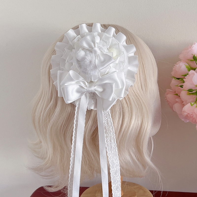 Spona za kosu s mašnicom, ručno izrađena tkanina, za djecu, korejski stil, bez logotipa