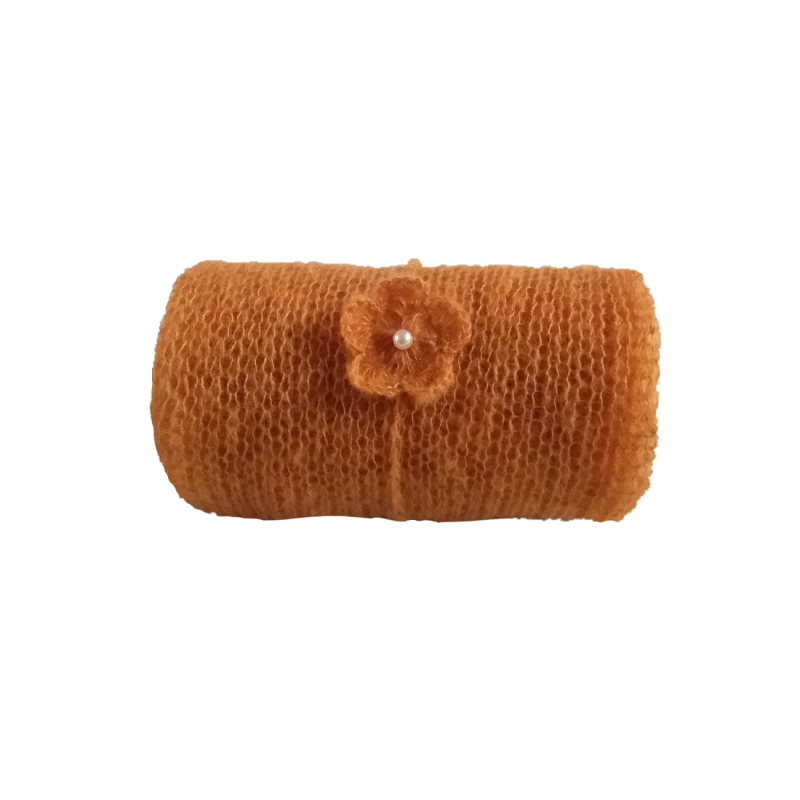 Megzta kūdikių pledas fotografavimui, medvilnė, plokščias mezginys, vienalytis raštas, tinkamas 0–3 mėnesių kūdikiams