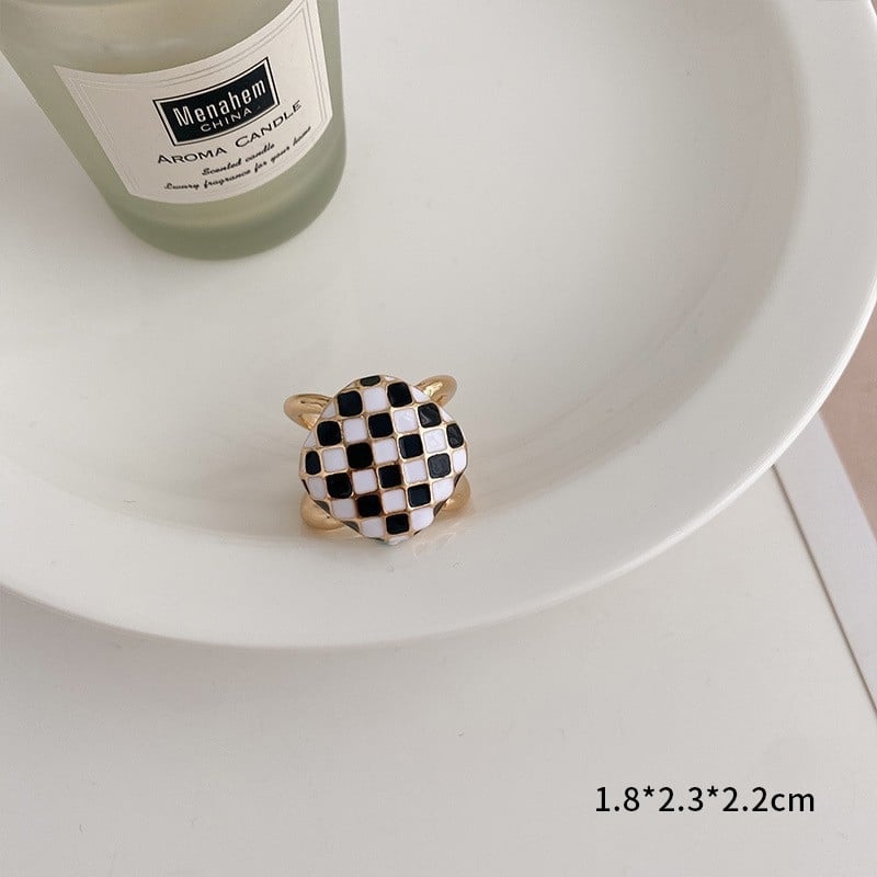 Mēteļa jostas sprādze, INS stils, universāla, ģeometrisks dizains, elektroplātēta, ar pērļu ielikumiem