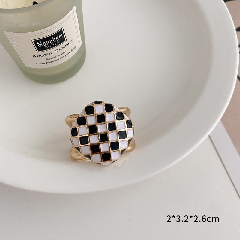 Mēteļa jostas sprādze, INS stils, universāla, ģeometrisks dizains, elektroplātēta, ar pērļu ielikumiem