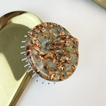 Гребен за коса с въздушна възглавница, материал оцетна киселина, винтидж стил, унисекс, кръгло оформяне, прилагане на масло