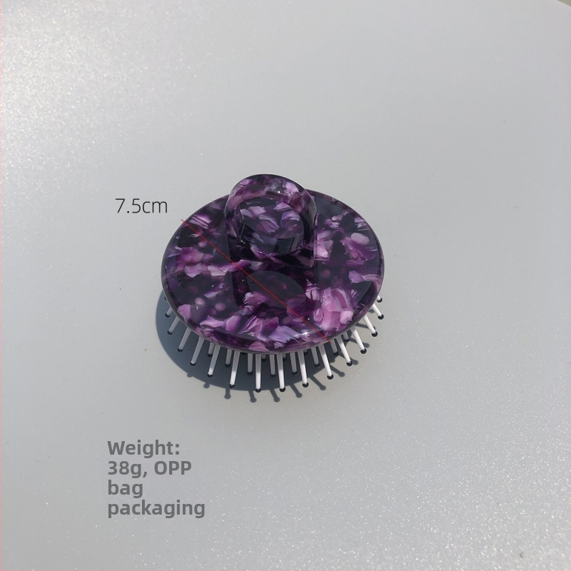 Hrebeň na vlasy s vzdušným vankúšom, materiál octová kyselina, vintage štýl, unisex, guľaté tvarovanie, olejová aplikácia