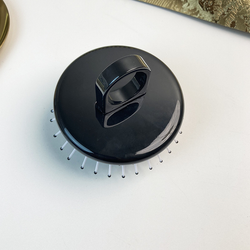 Гребен за коса с въздушна възглавница, материал оцетна киселина, винтидж стил, унисекс, кръгло оформяне, прилагане на масло