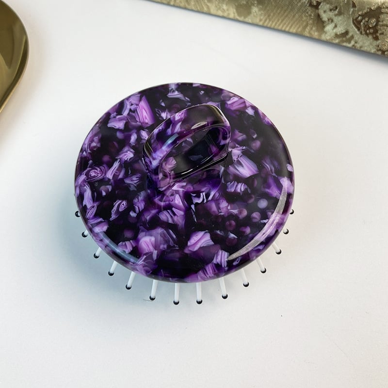 Гребен за коса с въздушна възглавница, материал оцетна киселина, винтидж стил, унисекс, кръгло оформяне, прилагане на масло