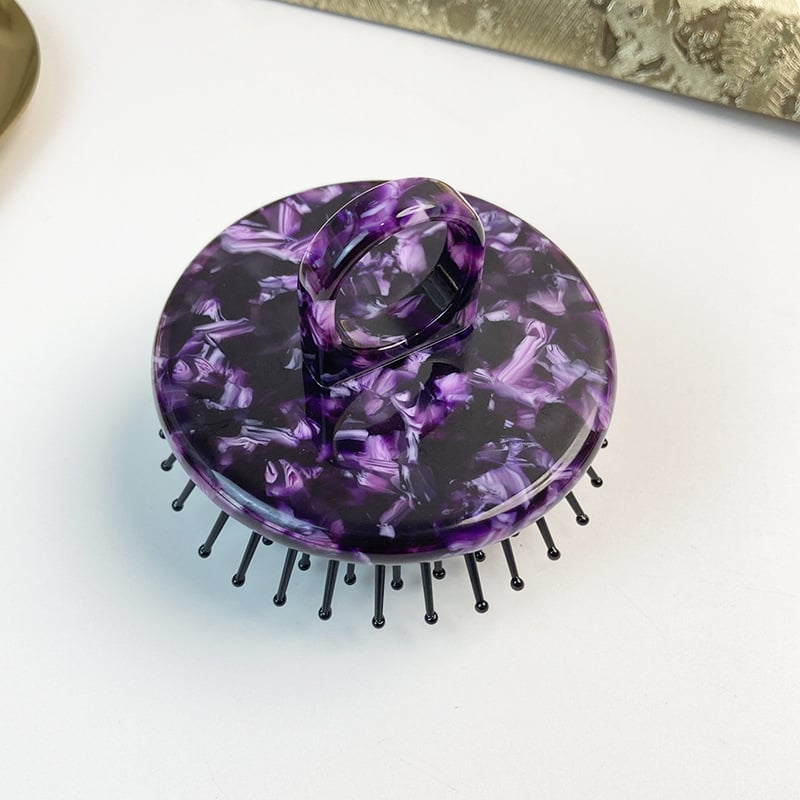 Гребен за коса с въздушна възглавница, материал оцетна киселина, винтидж стил, унисекс, кръгло оформяне, прилагане на масло