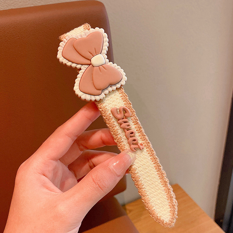 Vaikų plaukų aksesuarai - rankų darbo Velcro lankelis plaukams, Princesių serija, raštai: lankas/gėlė/raidė, amžius 3–10 metų