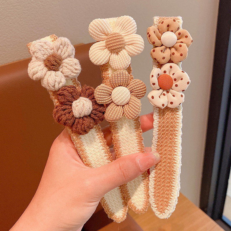 Vaikų plaukų aksesuarai - rankų darbo Velcro lankelis plaukams, Princesių serija, raštai: lankas/gėlė/raidė, amžius 3–10 metų