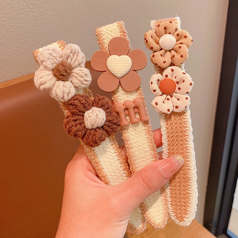 Vaikų plaukų aksesuarai - rankų darbo Velcro lankelis plaukams, Princesių serija, raštai: lankas/gėlė/raidė, amžius 3–10 metų