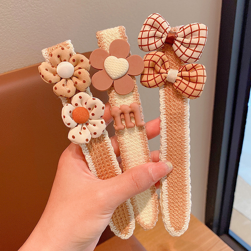 Vaikų plaukų aksesuarai - rankų darbo Velcro lankelis plaukams, Princesių serija, raštai: lankas/gėlė/raidė, amžius 3–10 metų