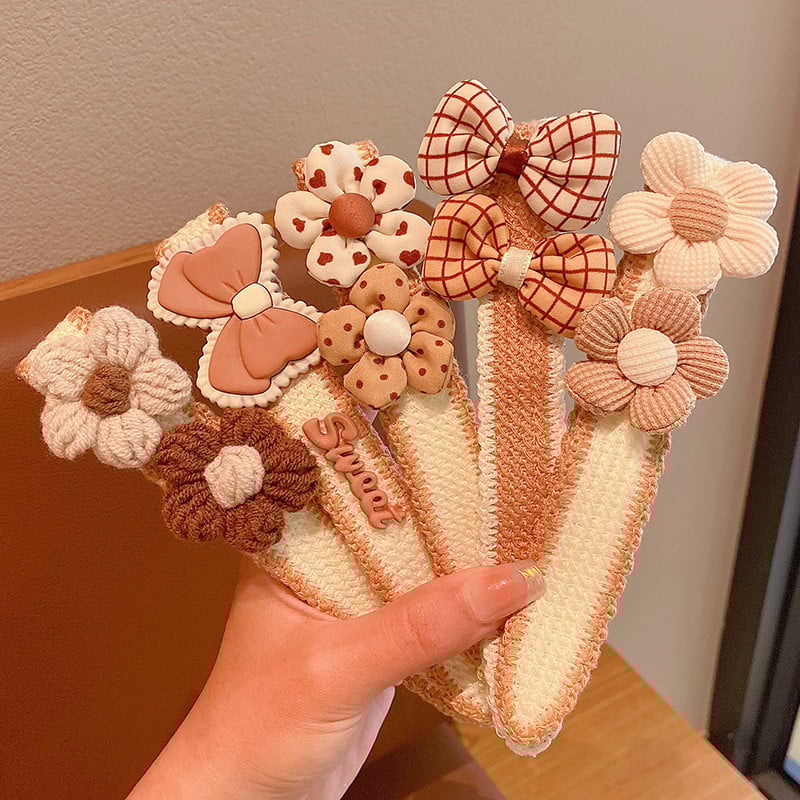 Vaikų plaukų aksesuarai - rankų darbo Velcro lankelis plaukams, Princesių serija, raštai: lankas/gėlė/raidė, amžius 3–10 metų