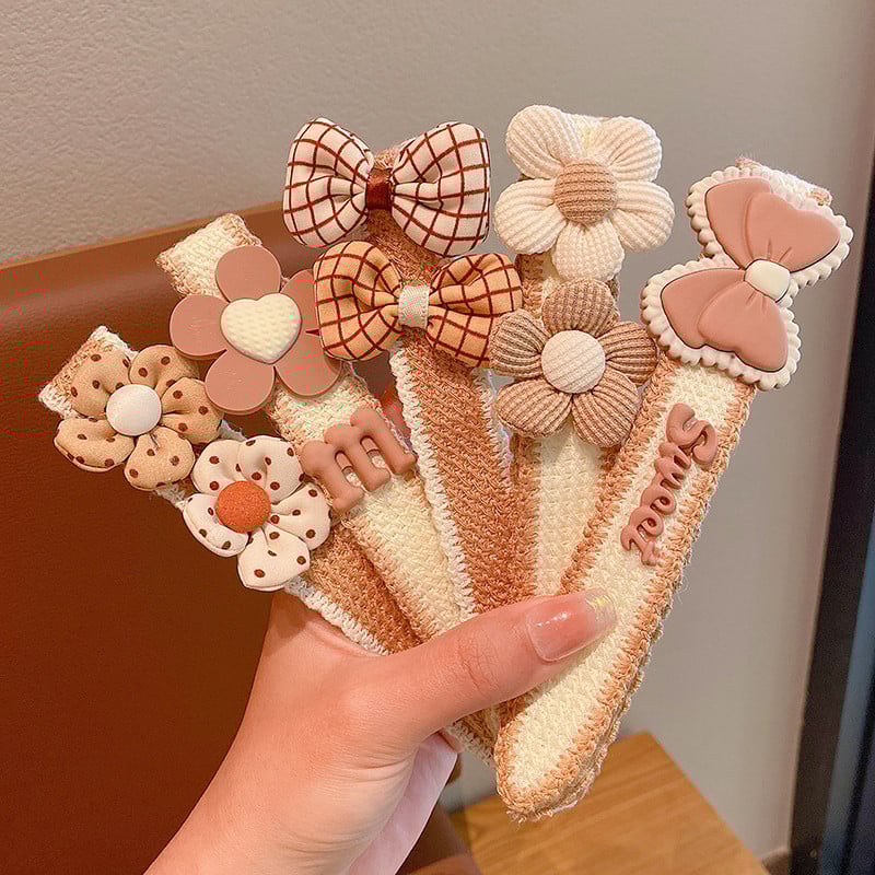 Vaikų plaukų aksesuarai - rankų darbo Velcro lankelis plaukams, Princesių serija, raštai: lankas/gėlė/raidė, amžius 3–10 metų