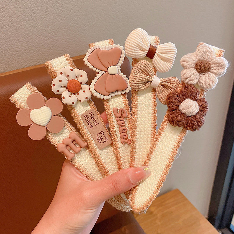 Vaikų plaukų aksesuarai - rankų darbo Velcro lankelis plaukams, Princesių serija, raštai: lankas/gėlė/raidė, amžius 3–10 metų