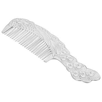 S999 grynas sidabras plaukų šukė, gėlės formos, rankų darbas, plaukų aksesuarai