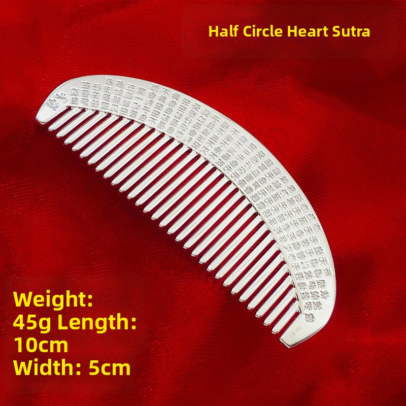 S999 grynas sidabras plaukų šukė, gėlės formos, rankų darbas, plaukų aksesuarai