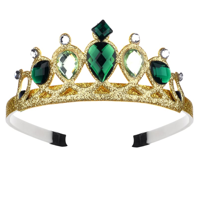 Детска корона за глава Lanju, акрилни кристали, форма корона, детски стил, ултразвукова обработка