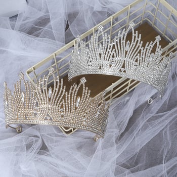 Aksesorij za kosu – kruna, legura, ženski stil, Brand Weidan