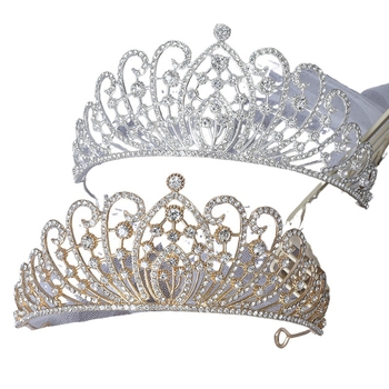 Aksesorij za kosu – kruna, legura, ženski stil, Brand Weidan