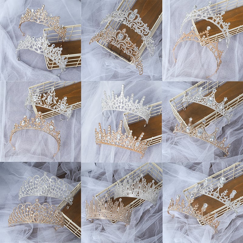 Aksesorij za kosu – kruna, legura, ženski stil, Brand Weidan