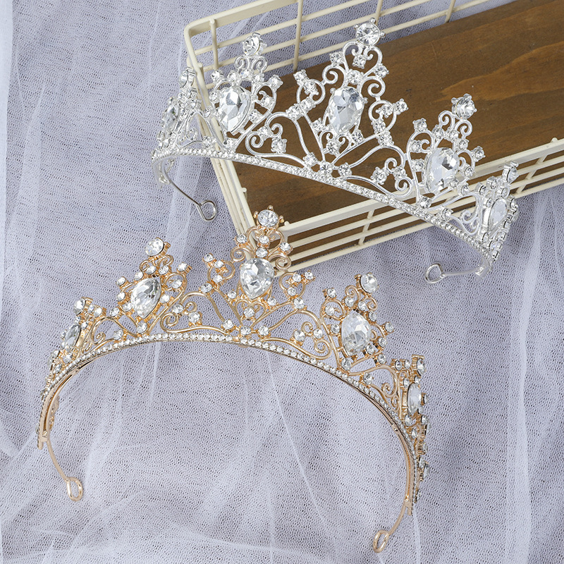 Aksesorij za kosu – kruna, legura, ženski stil, Brand Weidan