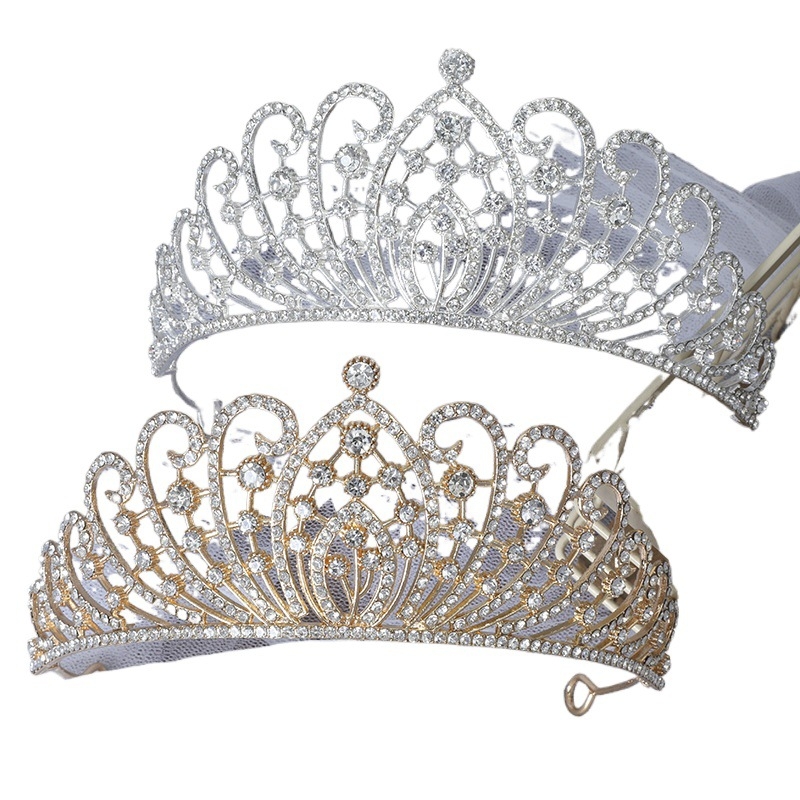 Aksesorij za kosu – kruna, legura, ženski stil, Brand Weidan