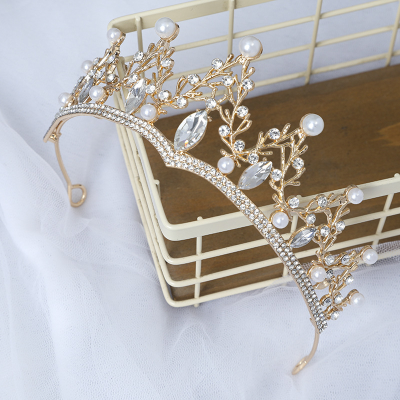 Aksesorij za kosu – kruna, legura, ženski stil, Brand Weidan