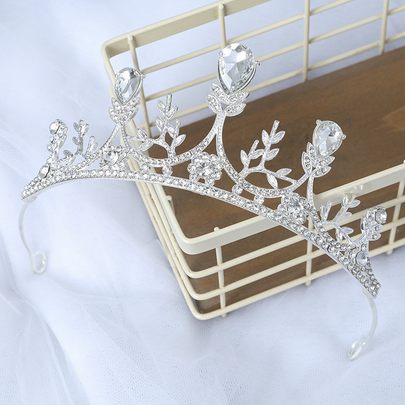 Aksesorij za kosu – kruna, legura, ženski stil, Brand Weidan