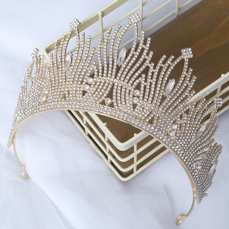 Aksesorij za kosu – kruna, legura, ženski stil, Brand Weidan