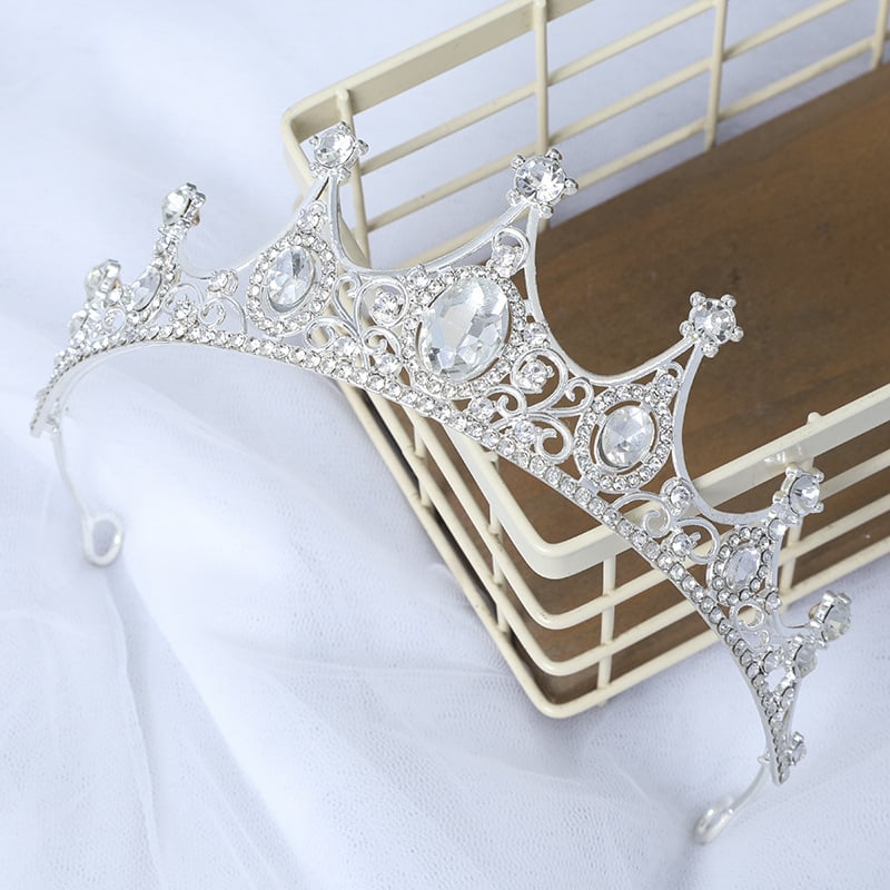 Aksesorij za kosu – kruna, legura, ženski stil, Brand Weidan