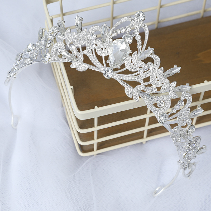 Aksesorij za kosu – kruna, legura, ženski stil, Brand Weidan