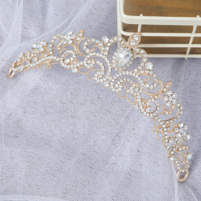 Aksesorij za kosu – kruna, legura, ženski stil, Brand Weidan