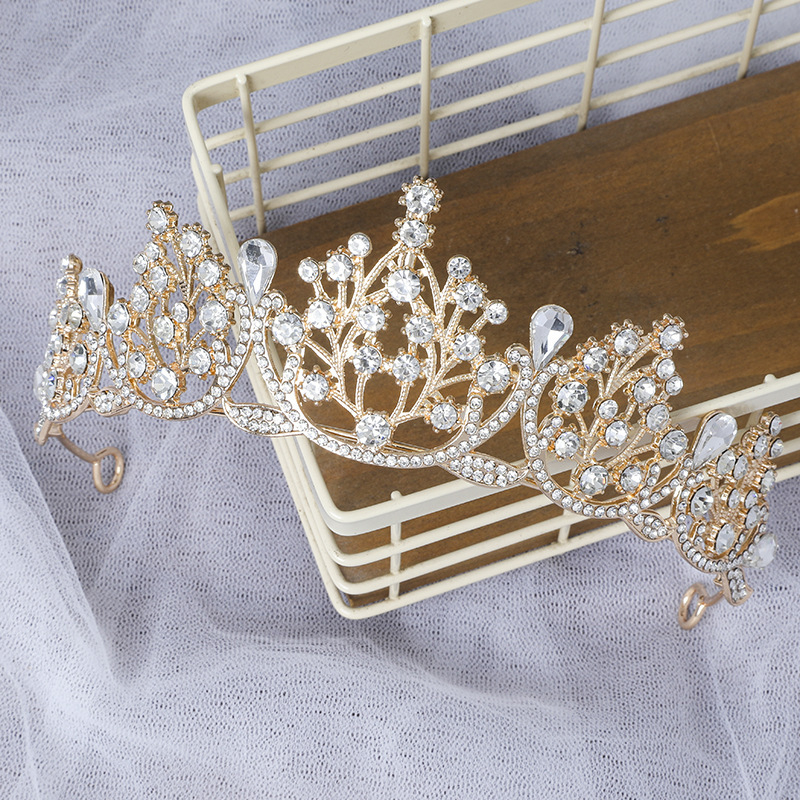 Aksesorij za kosu – kruna, legura, ženski stil, Brand Weidan